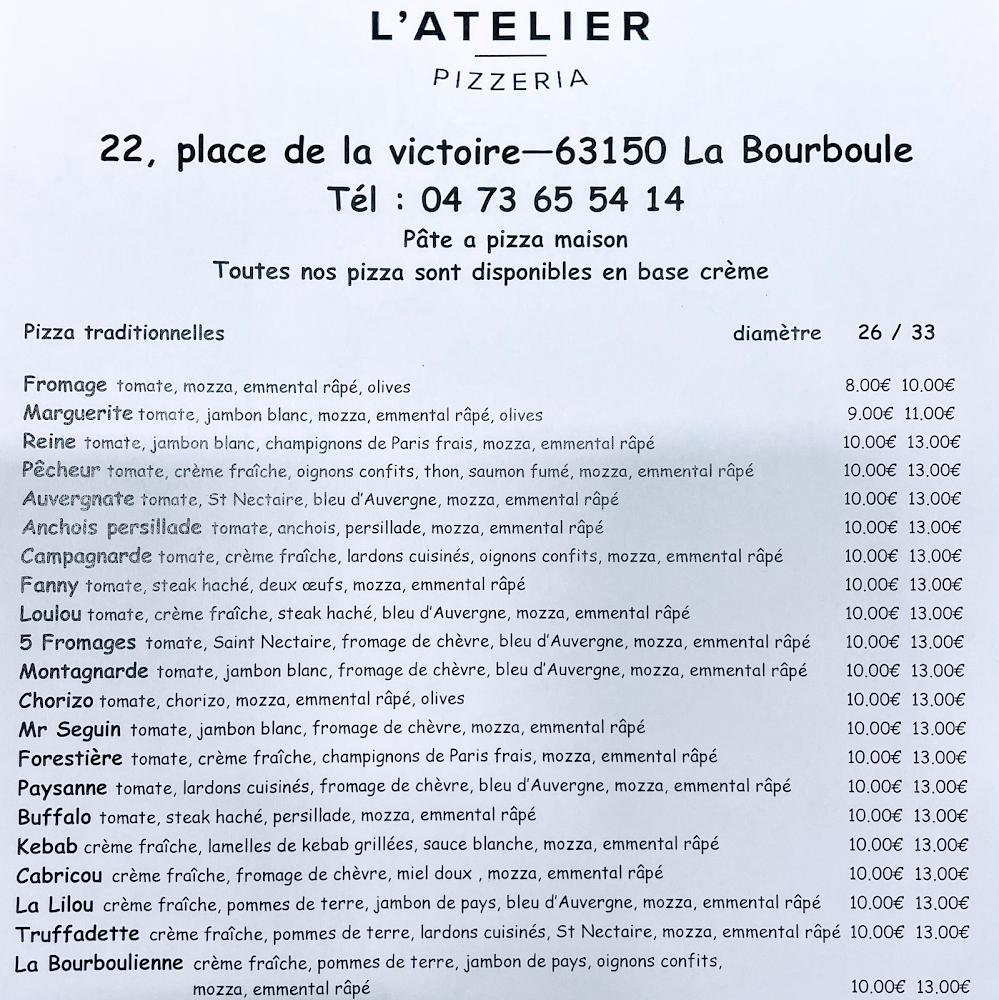 Pizza Loulou - Menu Image 4